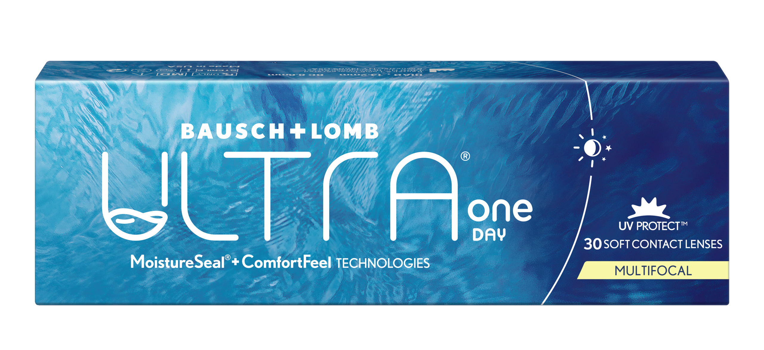 ULTRA ONE DAY Multifocal verpakking van Bausch + Lomb